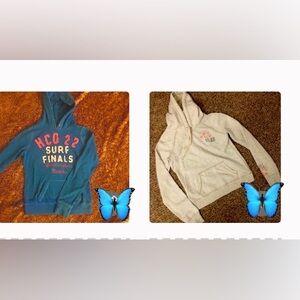 2 Small Hollister Hoodies EUC